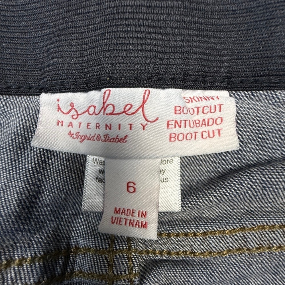 Isabel Maternity Ingrid & Isabel Skinny Bootcut Jeans Blue Size 6 F18496638 - Picture 3 of 13